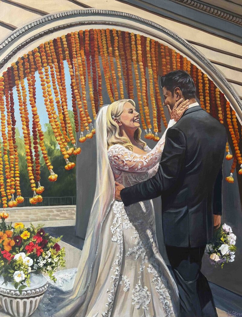 Semple Mansion Minneapolis Live Wedding Painting