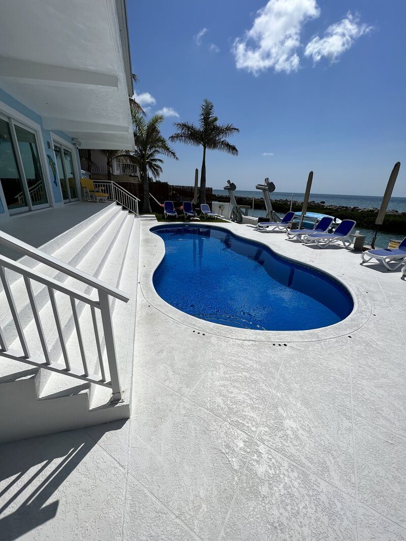 Canal-front homes in residential Key Colony Beach community