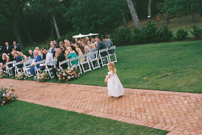Garden party wedding at Astin Mansion in Bryan, Texas