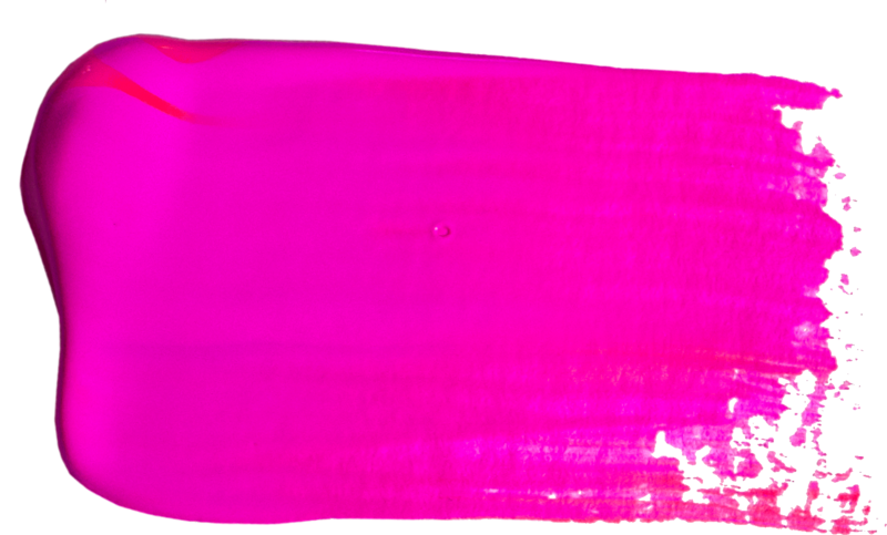 Neon pink paint brushstroke