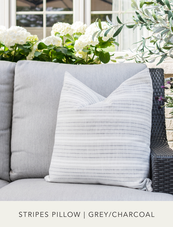 Stripes Outdoor Pillow_Grey_by_Erin Interiors1