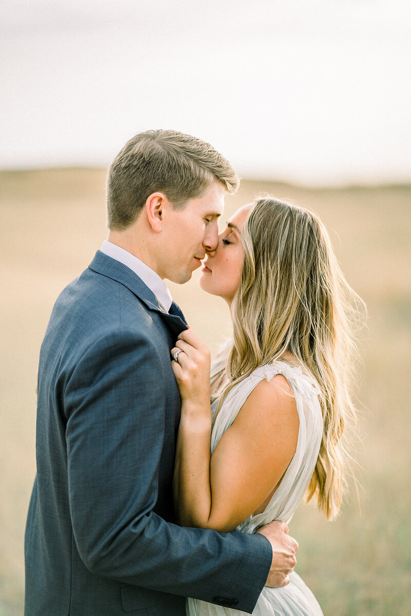 A breathtaking sunset engagement session at Big Sur along the California coast, captured by Tiffany Longeway Photography.
