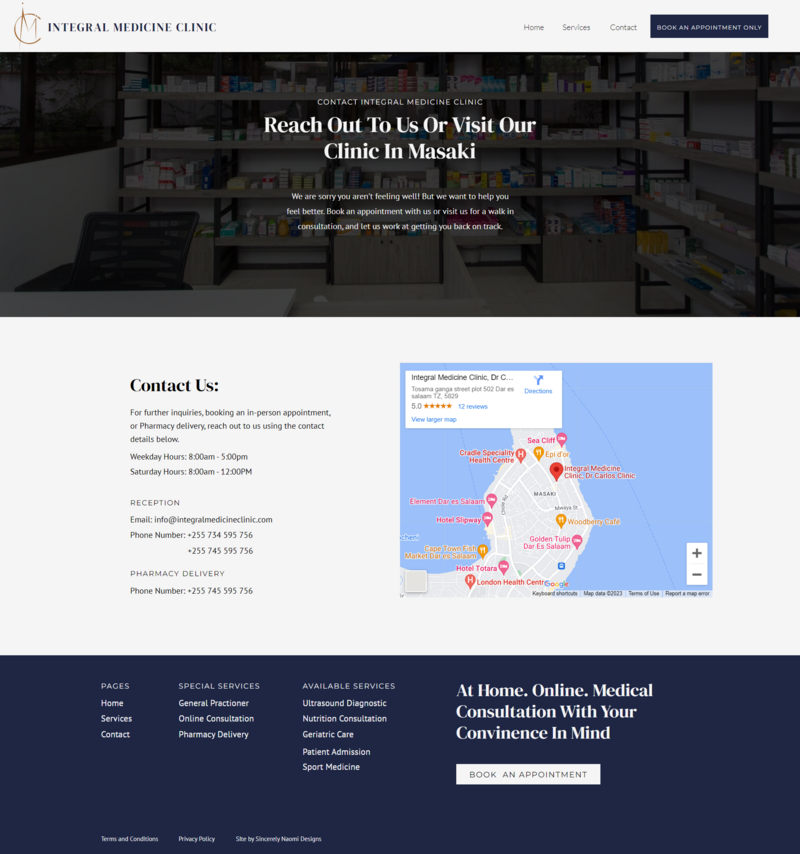 Display of the Marin & Maskin's website Fluke page designed with a clean look.