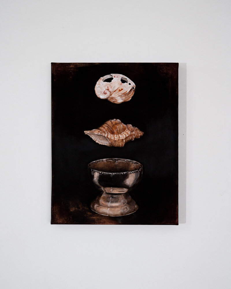 Afloat on wall