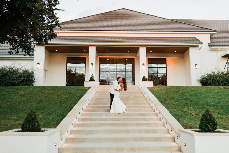 Wedding Couple On Stairs