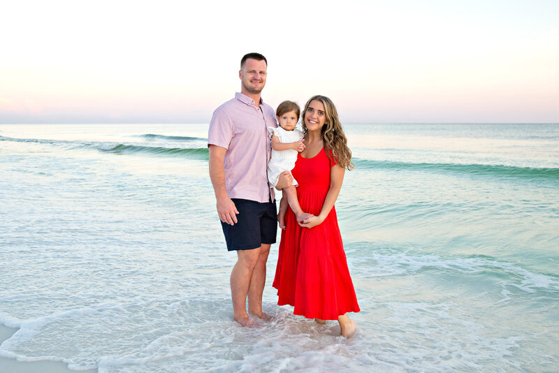 Family photograph from Destin Beach
