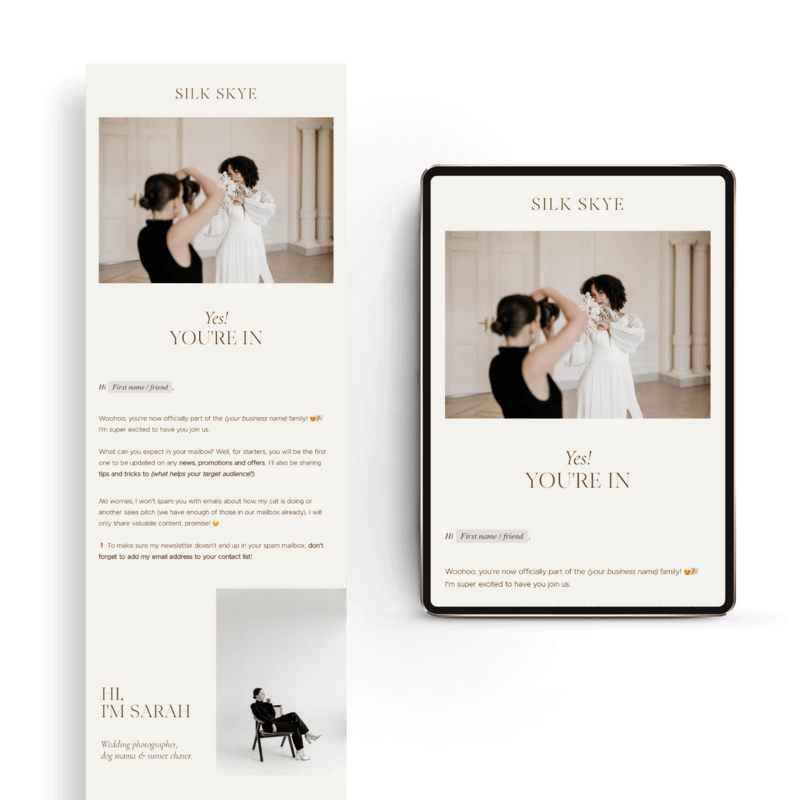 Flodesk email templates voor fotografen