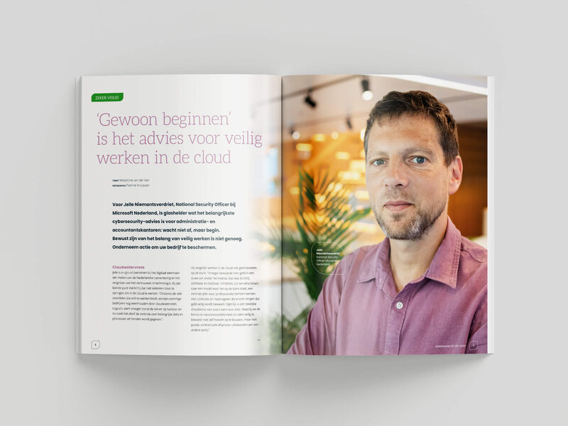 Studio Paoline Kruijssen - portfolio vormgeving - SnelStart Aangenaam Magazine - 12