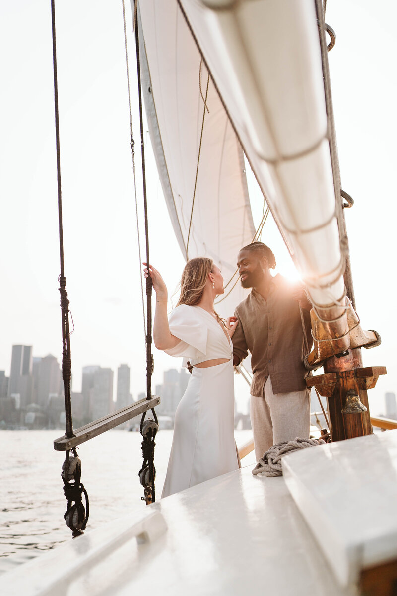 Boston Harbor Wedding Photographer