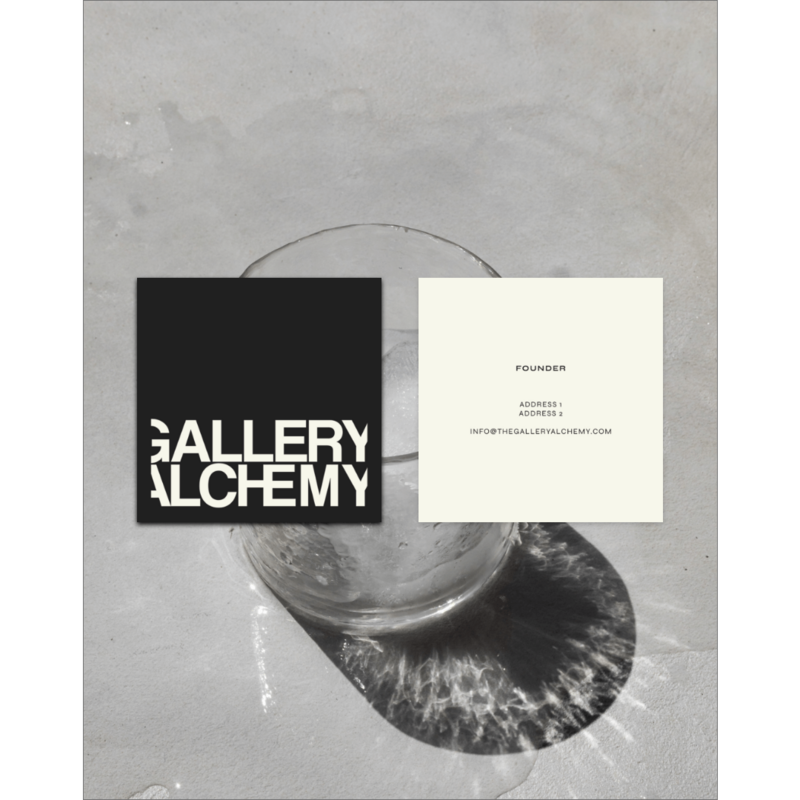 gallery alchemy business card idea