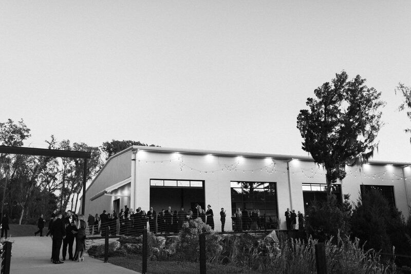 Outdoor and indoor wedding venue