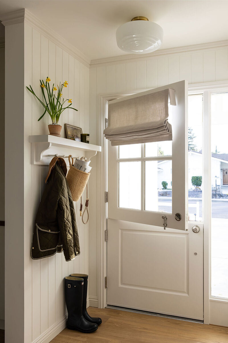 Custom millwork and refined textures in a traditional California home design
