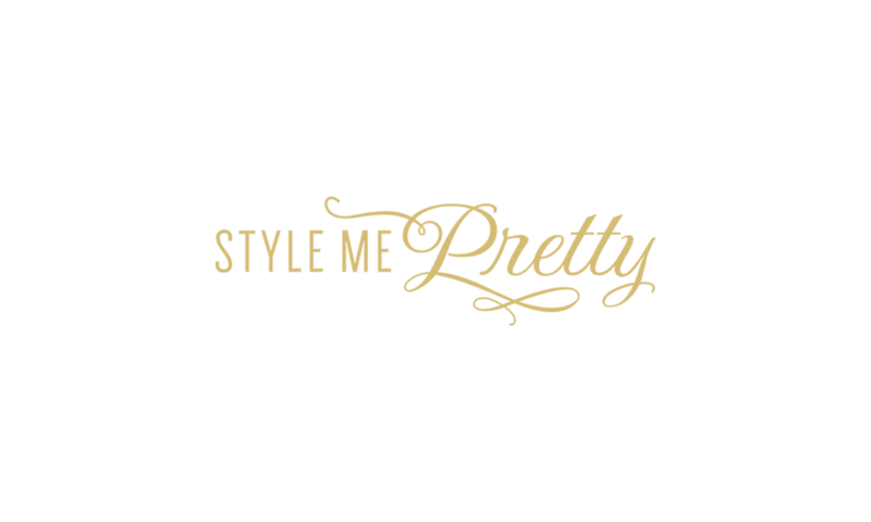 wedding featured on Style Me Pretty