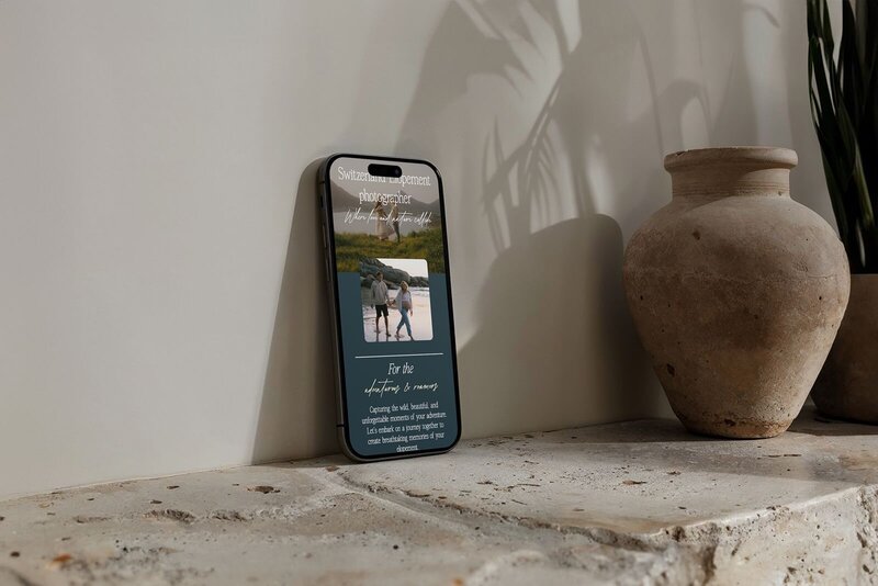 webiste design for portrait photographer