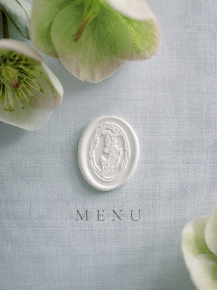 custom wedding menu design