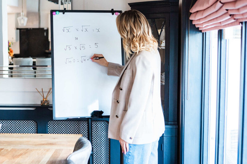Lorraine Gibson, tutoring online from her base in Essex