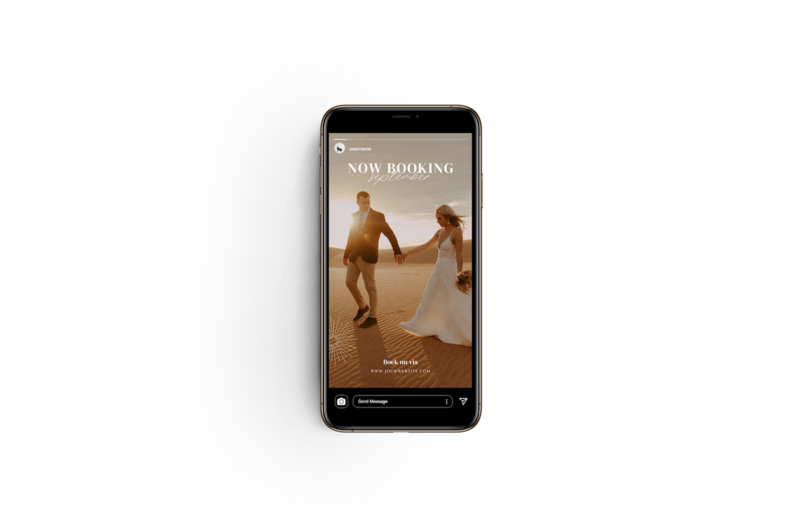 Boho terracotta Instagram story template Moon Valley 5