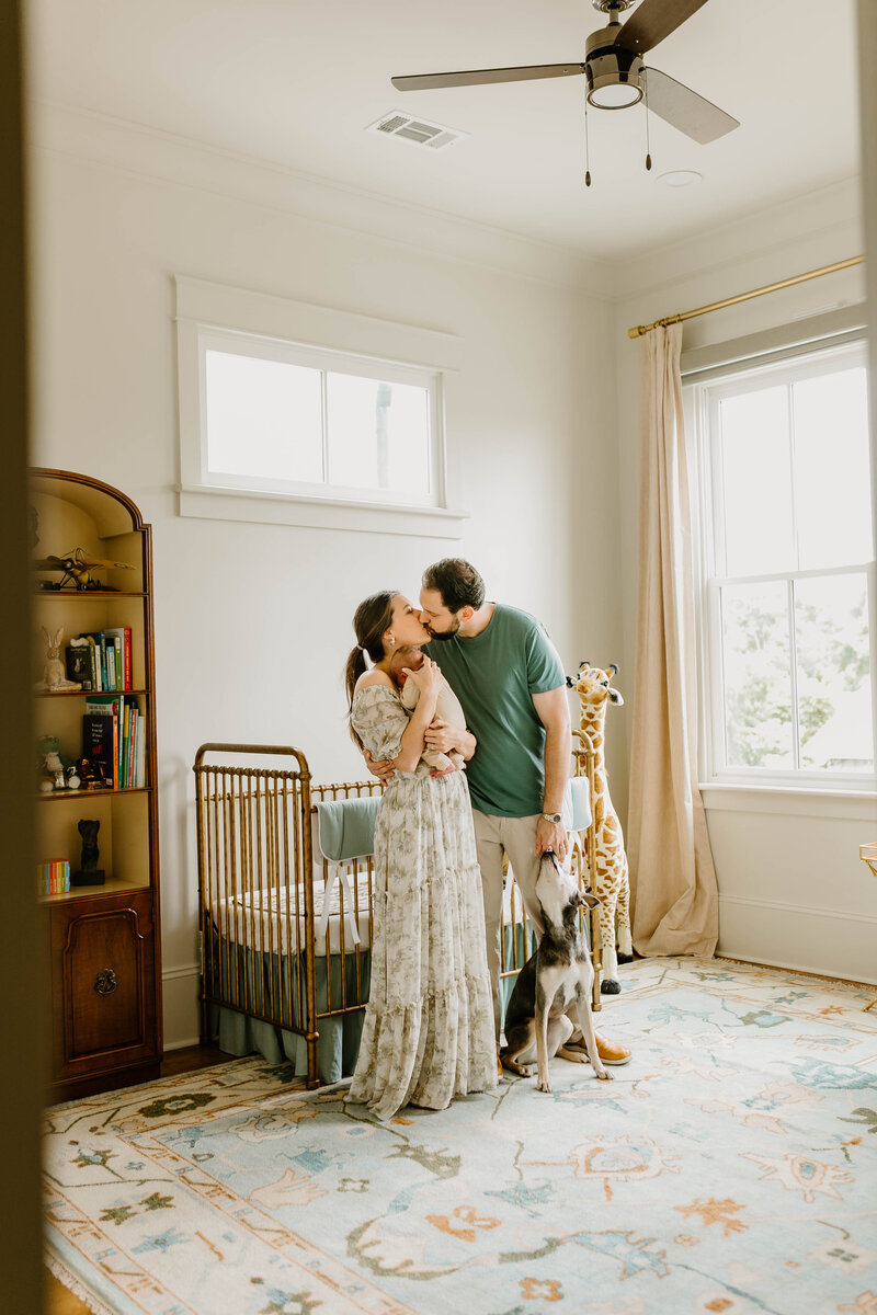 Lifestyle newborn photography documenting your new family in your home