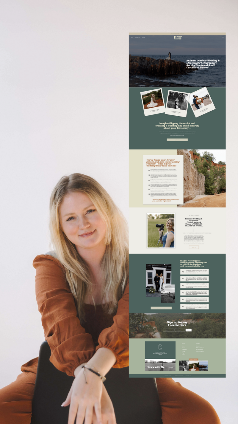 photographer, website design, creatives, women business owners, creatives, photography, weddings and elopements, events, 