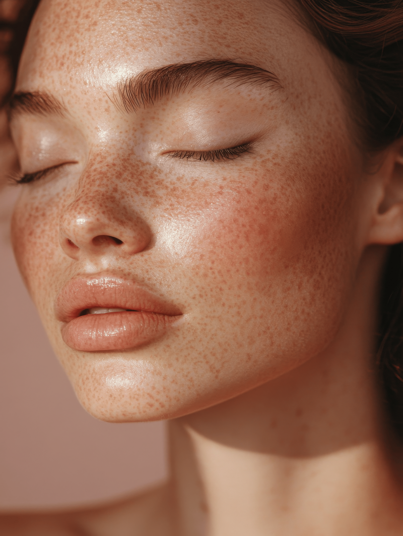 Woman with Freckles