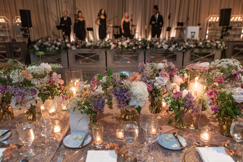 Intimate evening wedding at sunset in Dallas