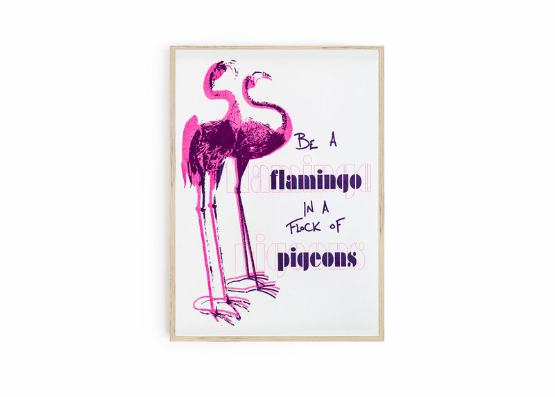 flamingo mock up