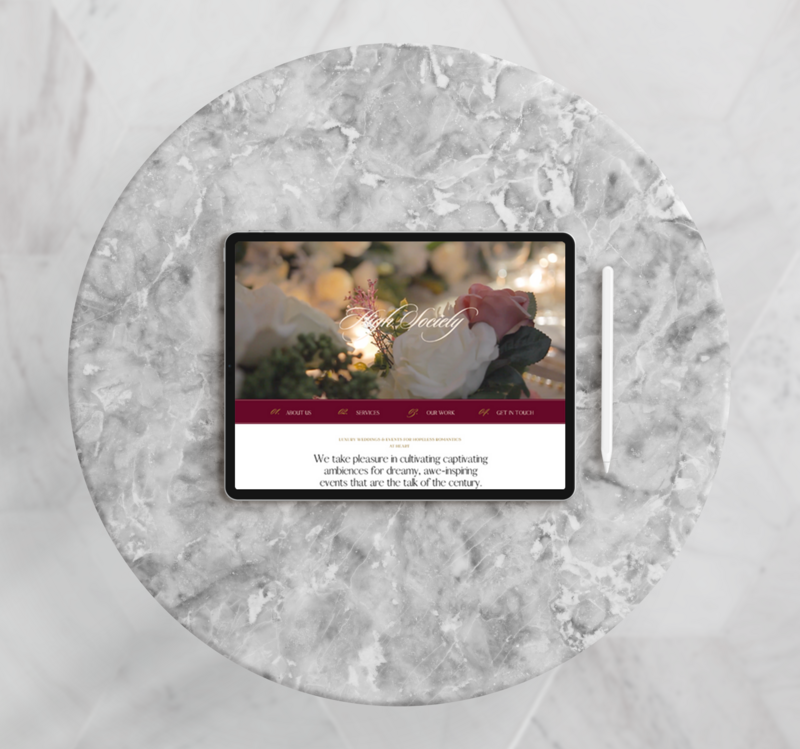 HS Mockup Marble table