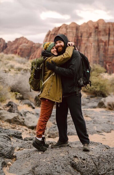 The best Lake Tahoe Wedding Photographer and Videographer team at Mindful Media in the wild