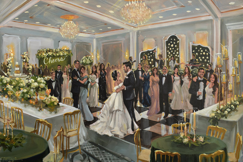 Live Wedding Painting Packages, Investment