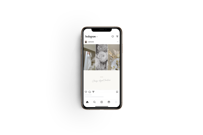 Neutral Instagram templates Ivory Vines 6
