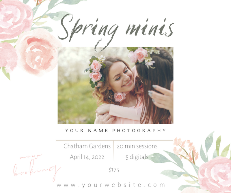 Mini Session Templates