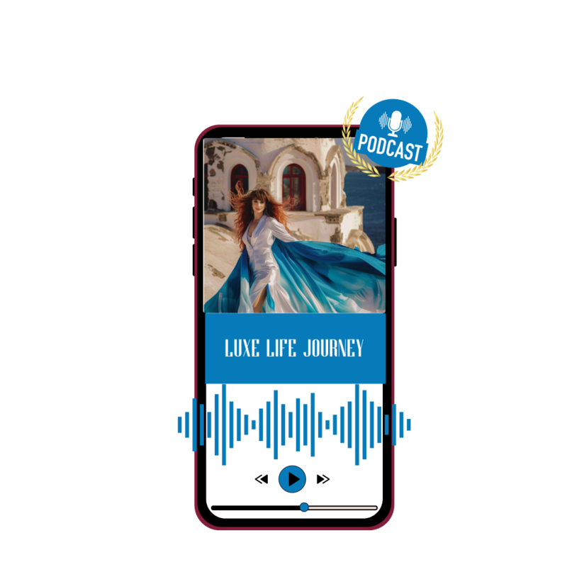 Elegant Iphone Podcast in Star of Santorini Shop