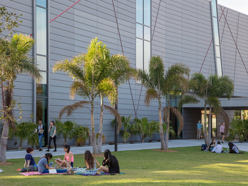 Sweet Sparkman Architecture Ringling College Basch Visual Art Center Landscape 1