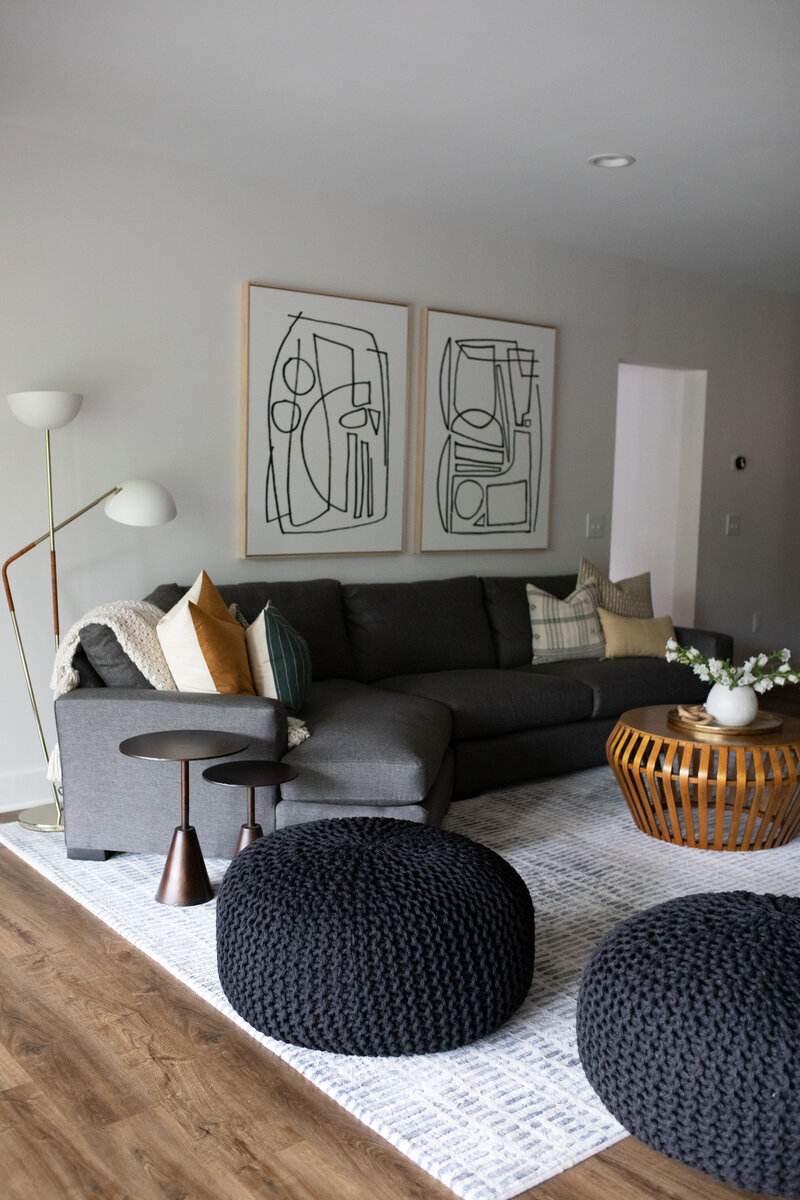 Marietta Custom Basement Build - Mid Century RetreatAG14