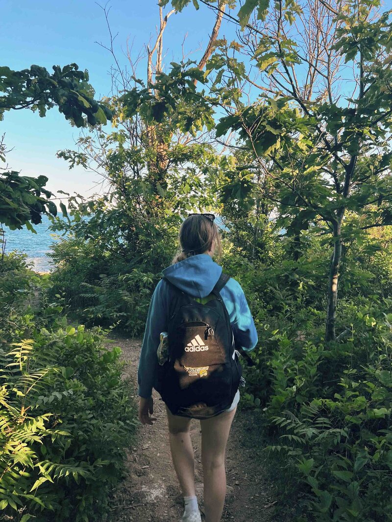 Devin Hiking