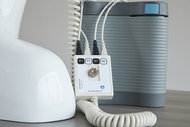 Image of the Optune device