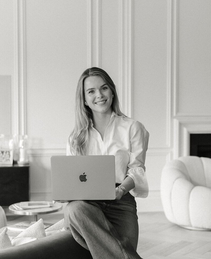 Portrait of Katya Joseph, London wedding photographer for intimate and modern weddings