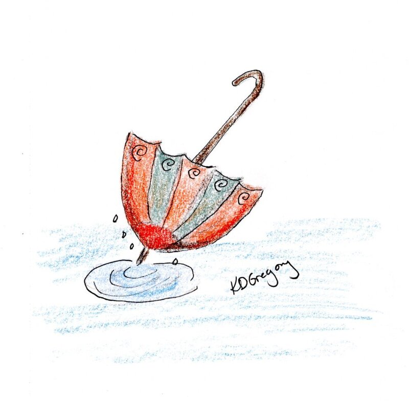 kd gregory whimsy - April showers
