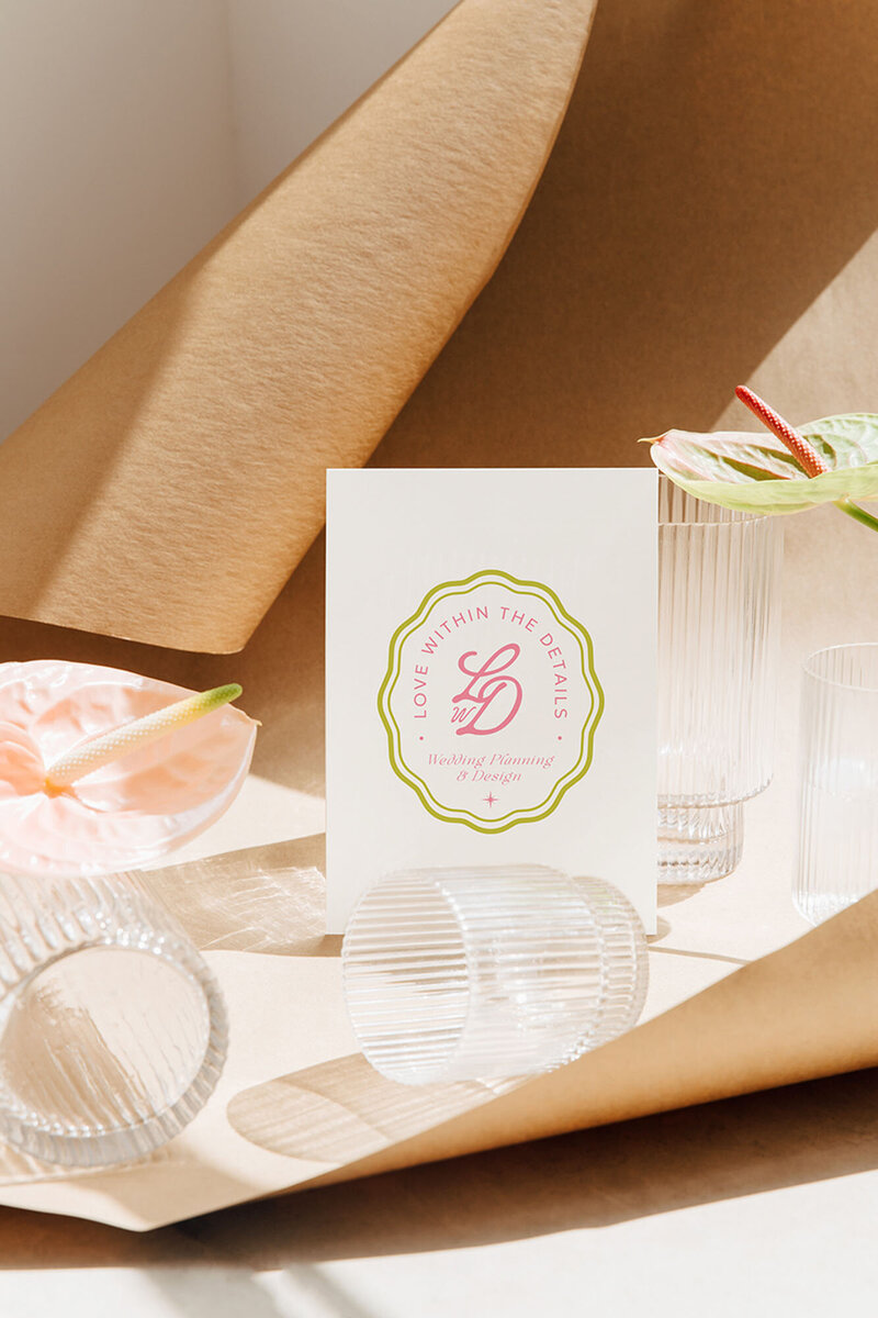 Example logo by brand designer for photographers Palme Design Co
