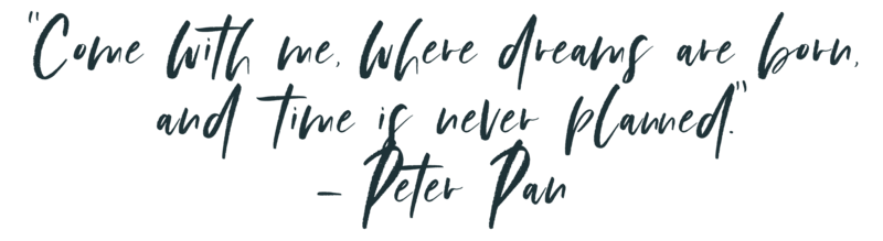 Peter pan quote