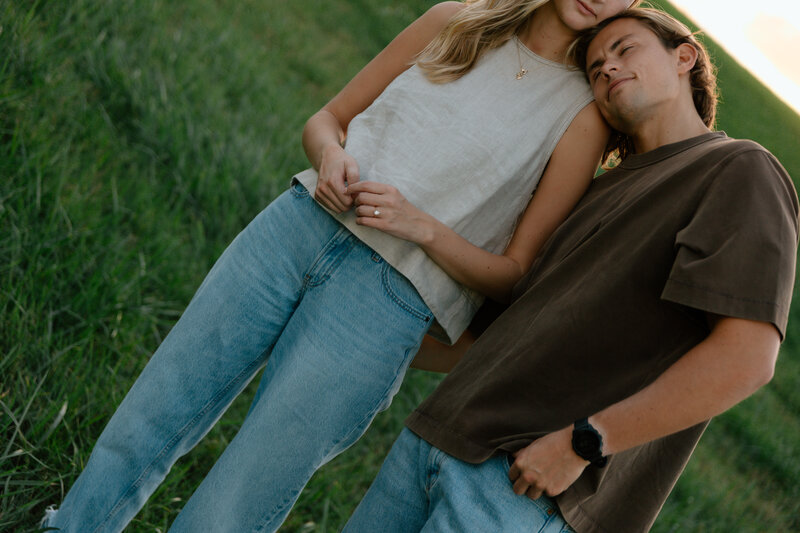 A close up photo of a couple exchanging rings at Historic Whitewood in Powhatan VA
