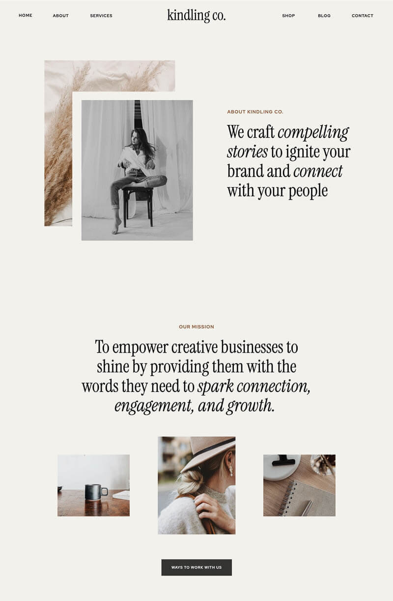 kindling-showit-website-template-for-copywriters-desktop-about-page