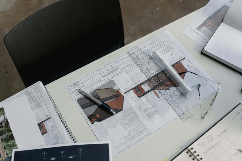 Interior elements styled for visual harmony