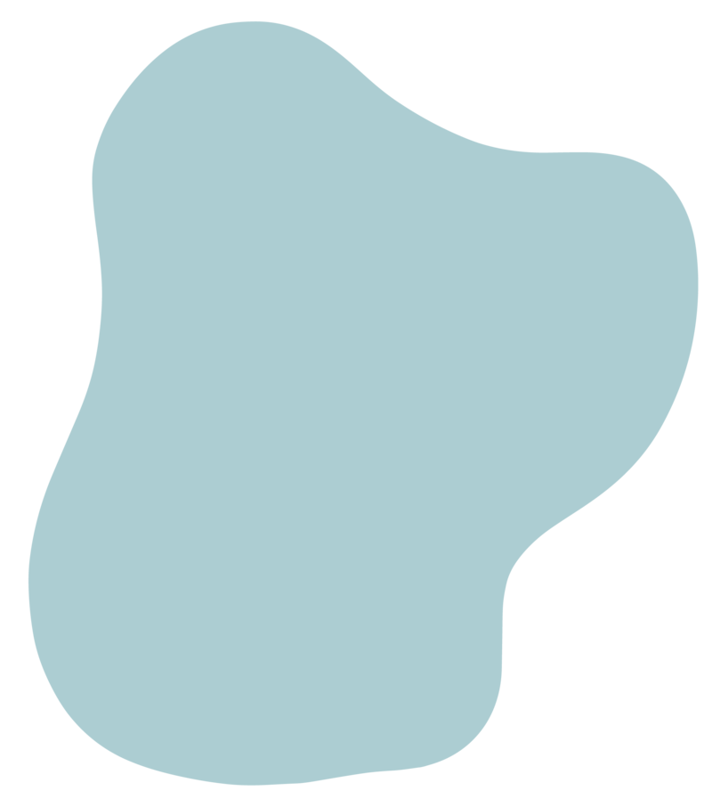Soft blue colored shape