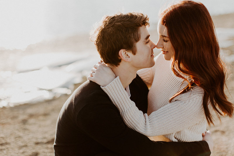 lakeshore sate park milwaukee engagement photos