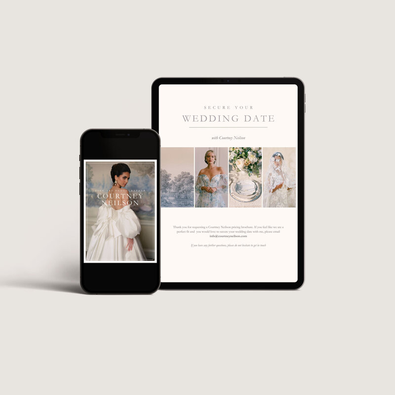 fine art photography canva brochure template 2