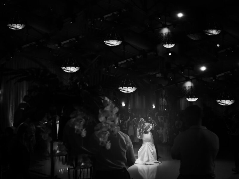 Speakeasy bar in Toronto hosts wedding for elegant couple