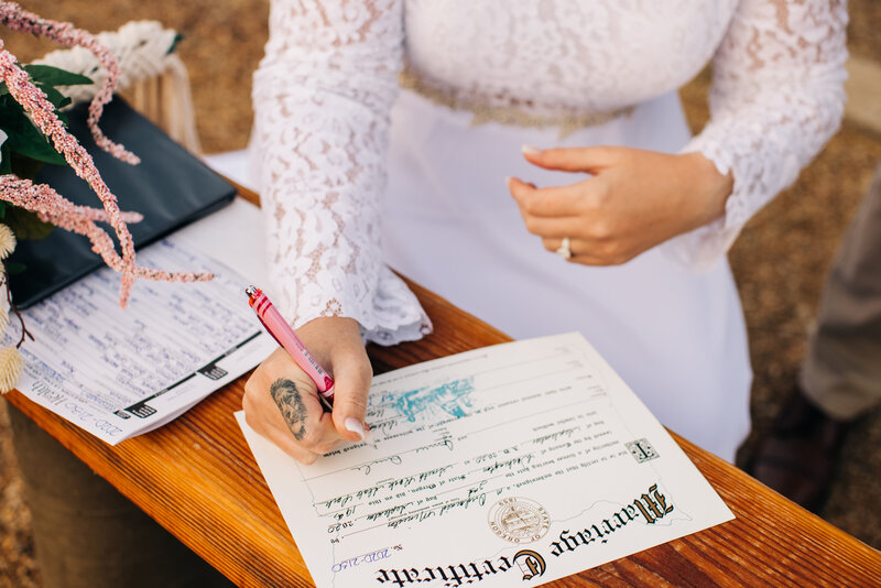 smith rock state park elopement