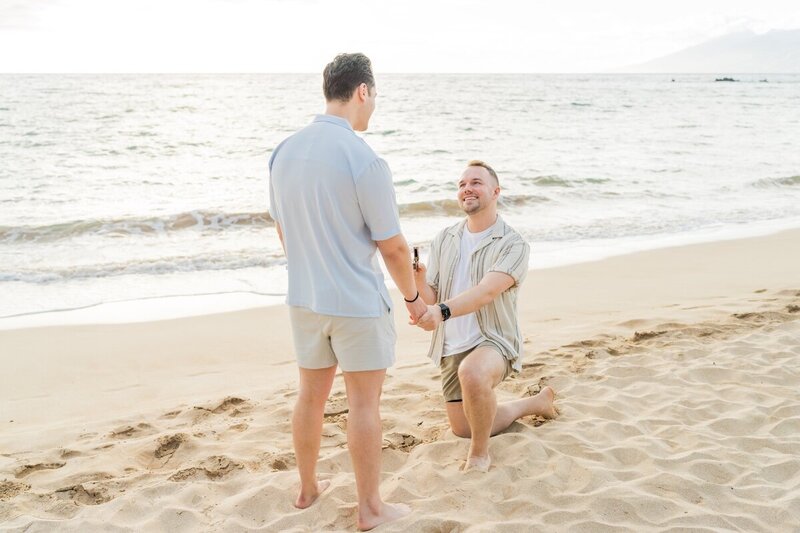 Oahu Proposal Photographer - Down on One Knee photo