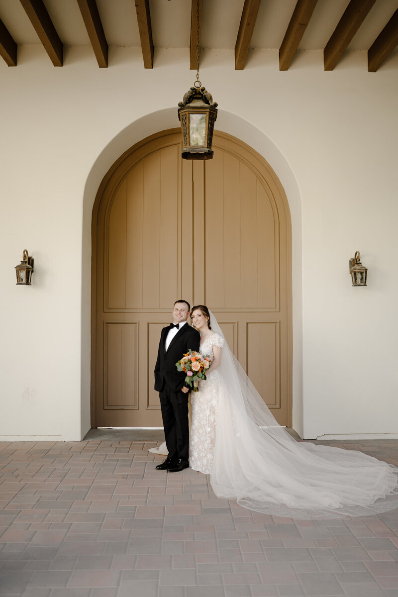 Dreamy courtyard with grand doors, locations for every theme! La Quinta Palm Springs Wedding Ceremony and Reception on the green